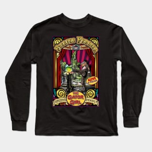 The Gator Girl Sideshow Poster Long Sleeve T-Shirt